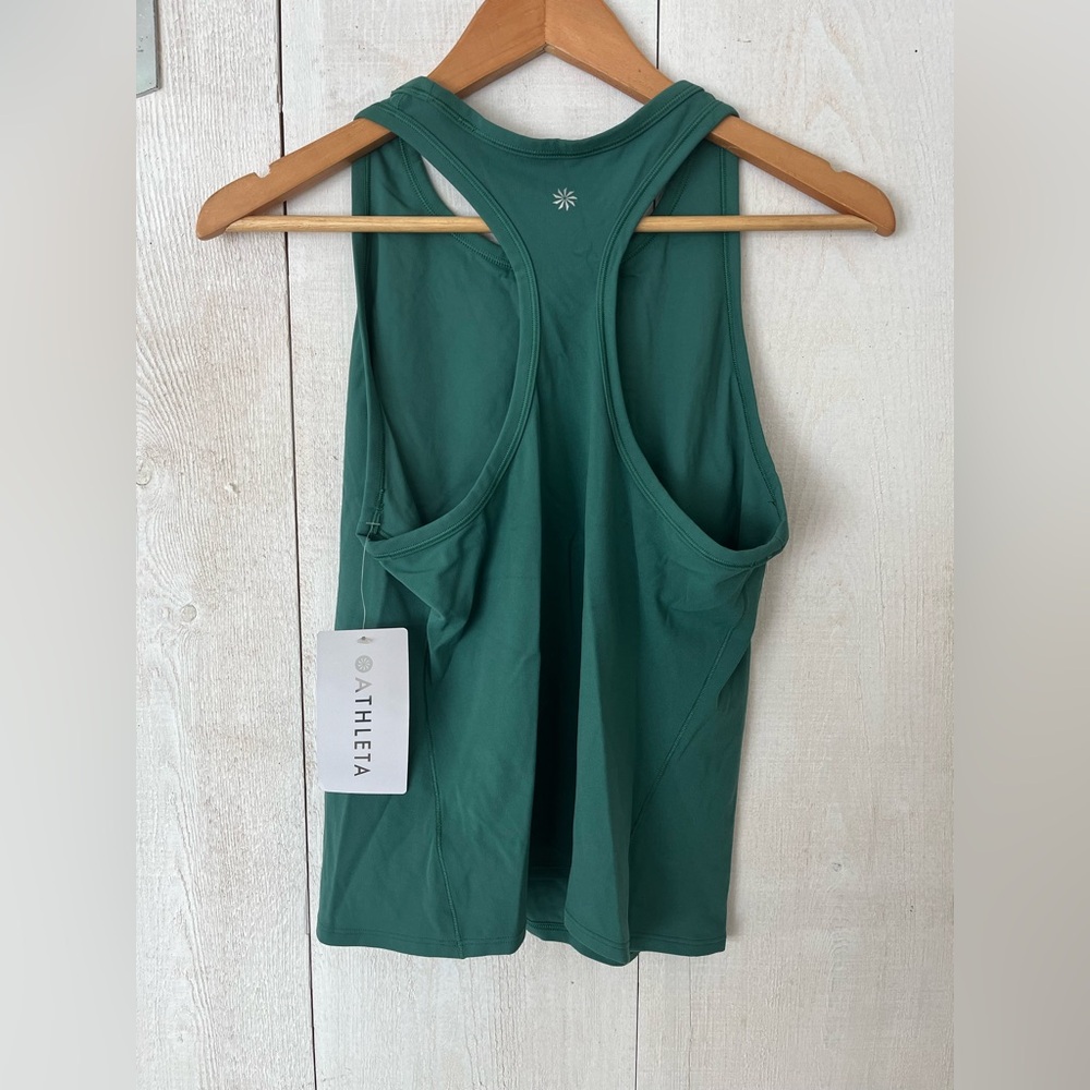 Transcend Racerback Tank in Deep Green - Picture 2 of 3